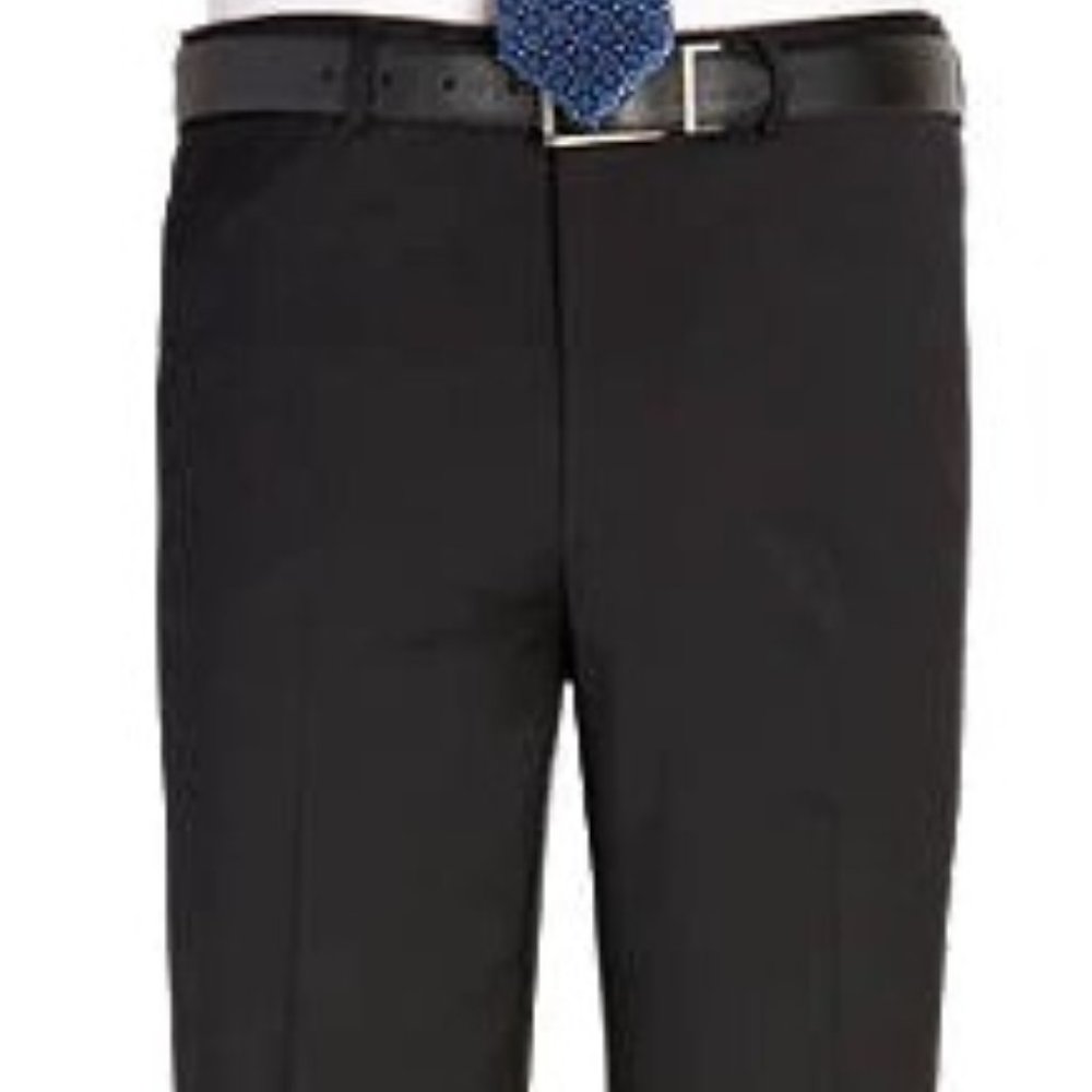 Awearness Kenneth Cole Black Slim Fit Dress Pants